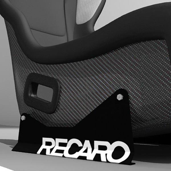 recaro profi spa racing seat 3d max - Recaro Profi SPA (carbon fiber) by aga22